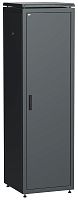 ITK Шкаф сетевой напольный 19" LINEA N 47U 600х800мм металлическая передняя дверь черный | код LN05-47U68-M | IEK